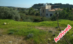 Large plot germasoyeia above highway with sea views , Limassol