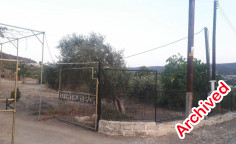 Large land with small small country house for sale in Asgata overseeing the village , Limassol
