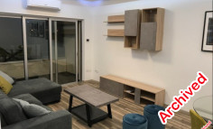 Spacious 1 bedrooms furnished apartment to rent in Agioi Omologites