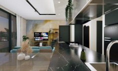 1 bedroom apartment with swimming pool for sale in Katholiki area