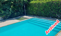 4 + 1 bedroom detached villa 2 minute walk to beach for rent Limassol 