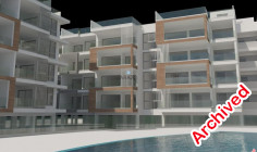 Large two bedrooms apartment with swimming pool for sale in Livadia