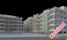 Large two bedrooms apartment with swimming pool for sale in Livadia