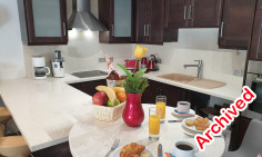 Luxury 2 bedroom furnished apartment with swimming pool for sale in Oroklini