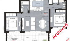 Luxury 3 apartment with swimming pool for sale in Germasogeia Tourist Area