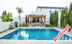 3 bedroom furnished house with swimming pool to rent in Livadia