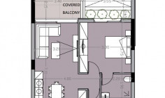 1 bedroom apartment with swimming pool for sale in Verginas