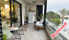 3 bedroom unfurnished penthouse to rent in Makedonitissa