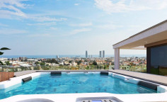 Spacious 3 bedrooms penthouse with swimming pool for sale in Agios Athanasios
