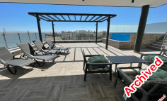 Spacious 3 bedroom penthouse with swimming pool for sale in Germasogeia