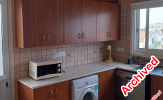 2 bedroom furnished apartment to rent in Agios Dometios