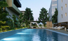 Luxury 2 bedroom penthouse with swimming pool for sale in Mesa Geitonia
