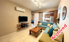 2 bedroom spacious apartment in Dromolaxia 