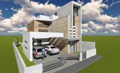 Sea front land with building permit , Paphos