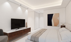 Large 1 bedrooms apartment with swimming pool for sale in Livadia