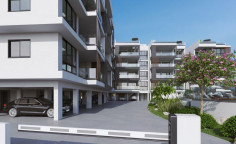 Large 1 bedrooms apartment with swimming pool for sale in Livadia