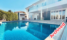 4 bedroom villa private pool for sale Pareklissia Limassol 