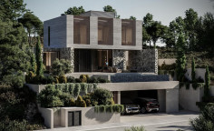 Luxury 4 bedrooms villa with swimming pool for sale in Chloraka