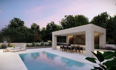 Luxury 4 bedroom furnished villa with swimming pool for sale in Chloraka