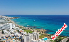 1 bedroom seafront apartment for sale, Protaras 