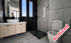 Modern detached villa with sea view in Chloraka 