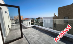 Modern detached villa with sea view in Chloraka 