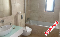 For rent detached villa with sea view and pool in Pegeia 