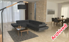 For rent detached villa with sea view and pool in Pegeia 