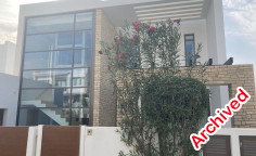 For rent detached villa with sea view and pool in Pegeia 
