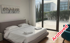 For rent detached villa with sea view and pool in Pegeia 