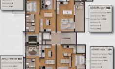 2 bedroom apartment 76 m2 for sale in Aradippou