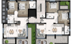 Luxury 2 bedrooms unfurnished apartment for sale in Drosia