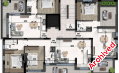 Luxury 2 bedroom unfurnished apartment for sale in Agios Nicolaos