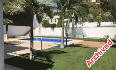 Spacious 4 bedrooms house with swimming pool for sale in Agios Tychonas