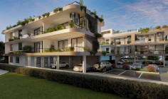 Large 1 bedroom penthouse with swimming pool for sale in Livadia