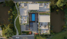 Large 1 bedroom penthouse with swimming pool for sale in Livadia