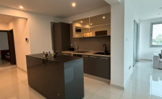 2 bedroom amazing apartment with lake and palm view 