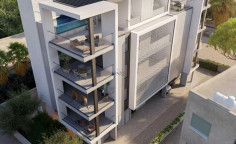 Large two beds apartment with swimming pool for sale in Germasogeia