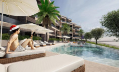 Beautiful two apartment with swimming pool for sale in Germasogeia