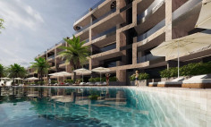 Luxury two apartment with swimming pool for sale in Germasogeia