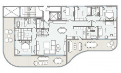 Luxury 4 bedroom apartment with swimming pool for sale in Germasogeia