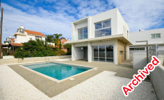 Luxury 3 bedroom furnished villa with swimming pool for sale in Agia Triada