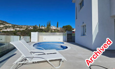 Modern detached villa for sale in Pegeia with sea view 