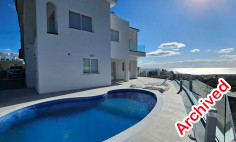 Modern detached villa for sale in Pegeia with sea view 