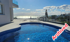 Modern detached villa for sale in Pegeia with sea view 