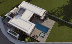 Beautiful 5 bedroom house with swimming pool for sale in Pernera