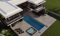 Beautiful 5 bedroom house with swimming pool for sale in Pernera