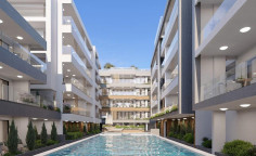 Beautiful one bed apartment with swimming pool for sale in Livadia