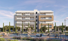 Spacious one bedrooms apartment with swimming pool for sale in Livadia