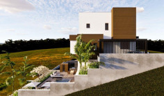 Lovely 3 house with swimming pool for sale in Agios Tychonas